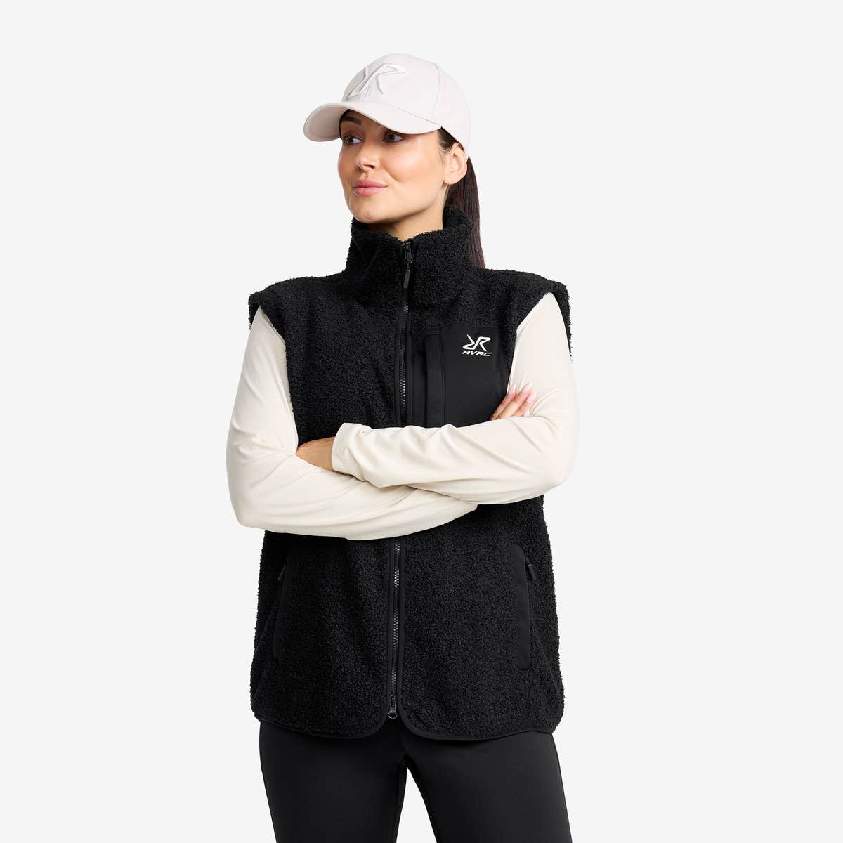 Bigfoot Pile Fleece Vest Dame Black, Størrelse:XL – Veste Bigfoot Pile Fleece Vest Dame Black, Størrelse:XL – Veste
