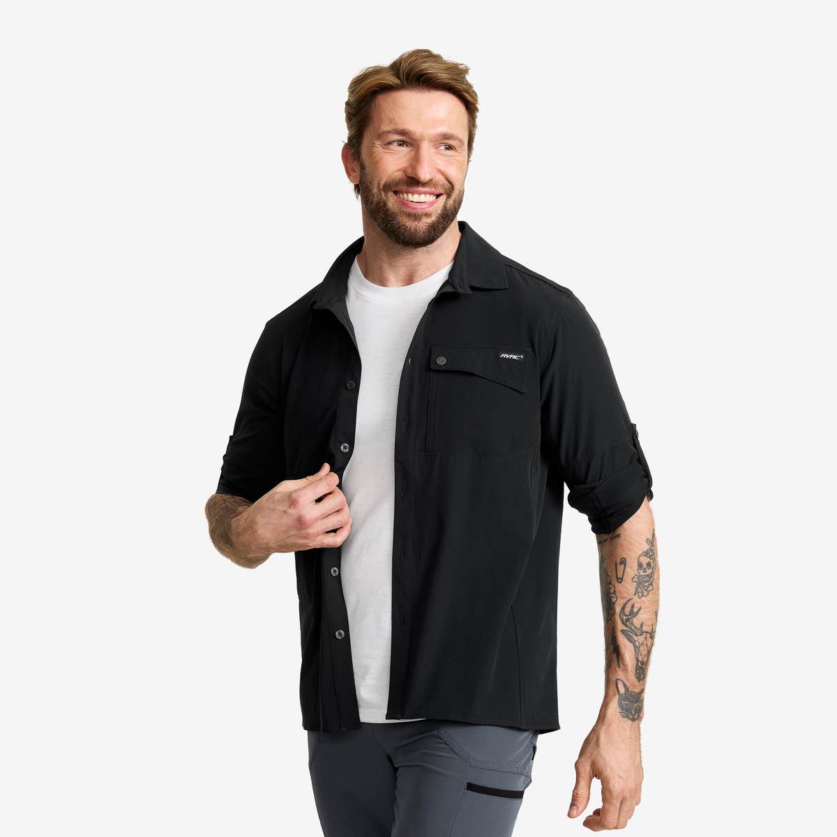 Gradient Pro UV Shirt Herre Black, Størrelse:M – Herre > Overdele > Skjorter Gradient Pro UV Shirt Herre Black, Størrelse:M – Herre > Overdele > Skjorter