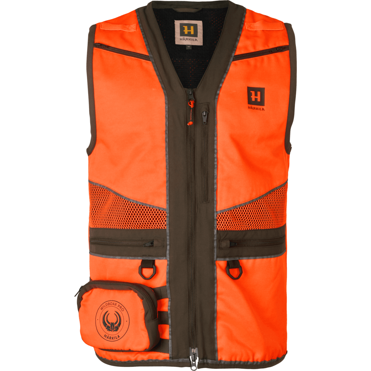 Härkila Wildboar Pro Blaze Waistcoat (Orange Blaze/Brown, 5XL) Härkila Wildboar Pro Blaze Waistcoat (Orange Blaze/Brown, 5XL)