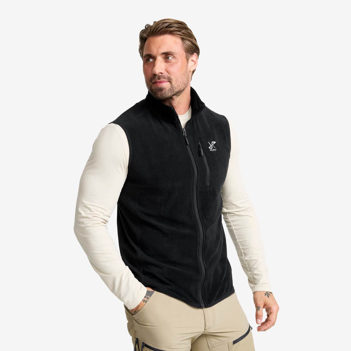 Hiker Fleece Vest Herre Black, Størrelse:4XL – Herre > Overdele > Fleece & Midlayers Hiker Fleece Vest Herre Black, Størrelse:4XL – Herre > Overdele > Fleece & Midlayers