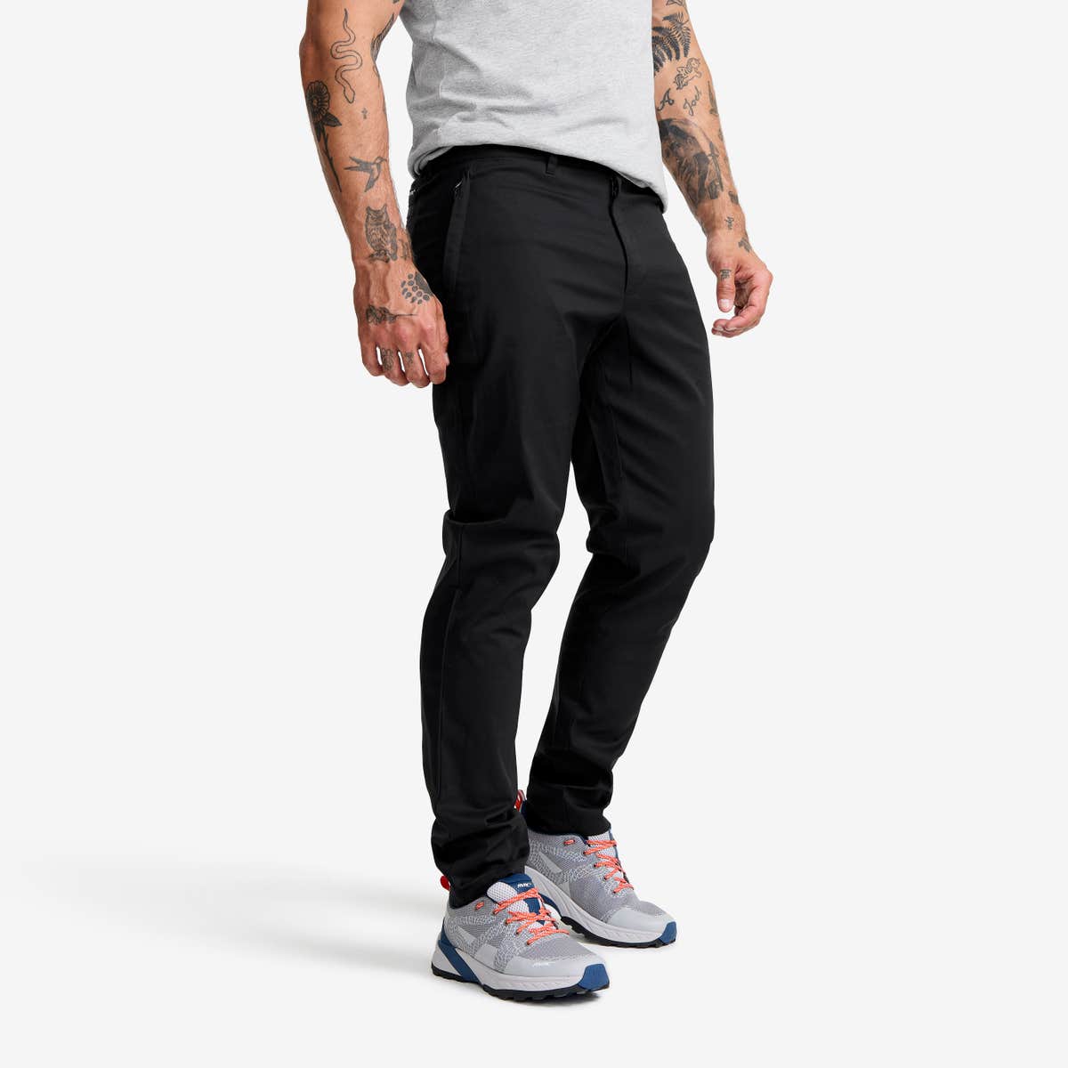 Maple Stretch Chinos Herre Black, Størrelse:M – Outdoor Jeans Maple Stretch Chinos Herre Black, Størrelse:M – Outdoor Jeans