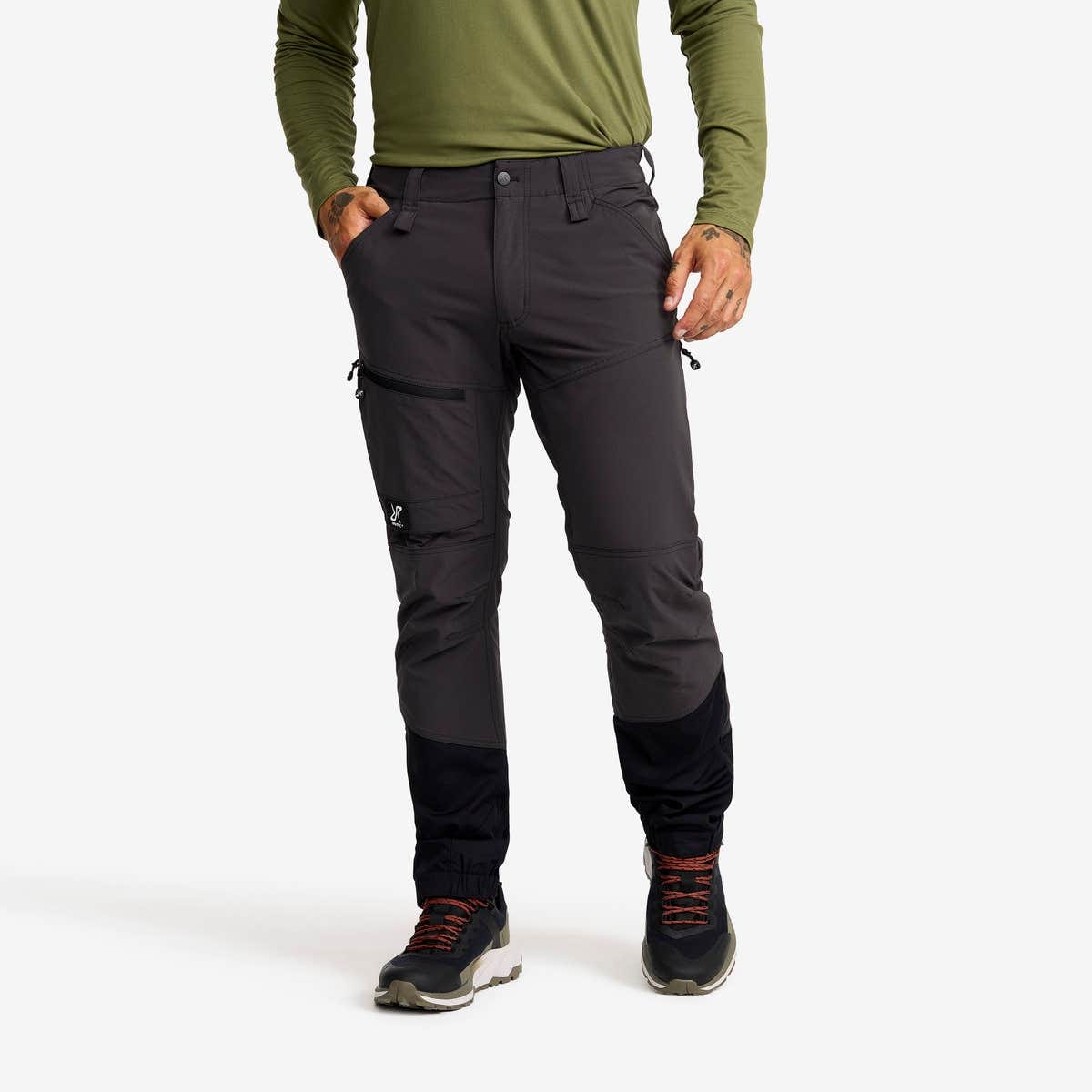 RVRC GP Pro Stretch Pants Herre Anthracite/Black, Størrelse:S – Outdoorbukse, Vandrebukse & Trekkingbukse RVRC GP Pro Stretch Pants Herre Anthracite/Black, Størrelse:S – Outdoorbukse, Vandrebukse & Trekkingbukse