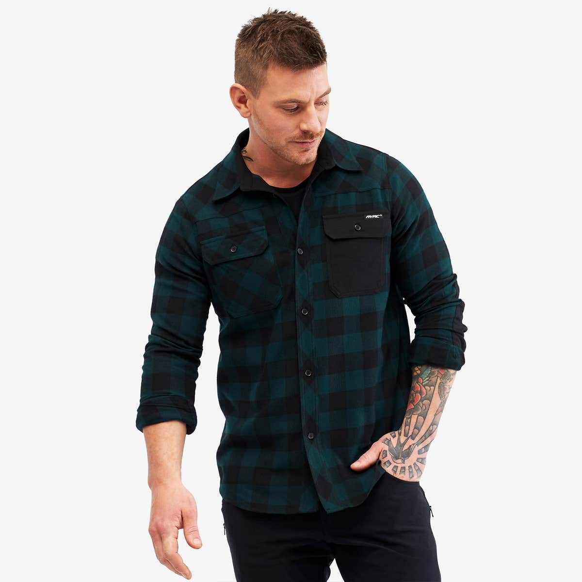 Campfire Shirt Herre Black/Deep Teal, Størrelse:L – Herre > Overdele > Skjorter Campfire Shirt Herre Black/Deep Teal, Størrelse:L – Herre > Overdele > Skjorter