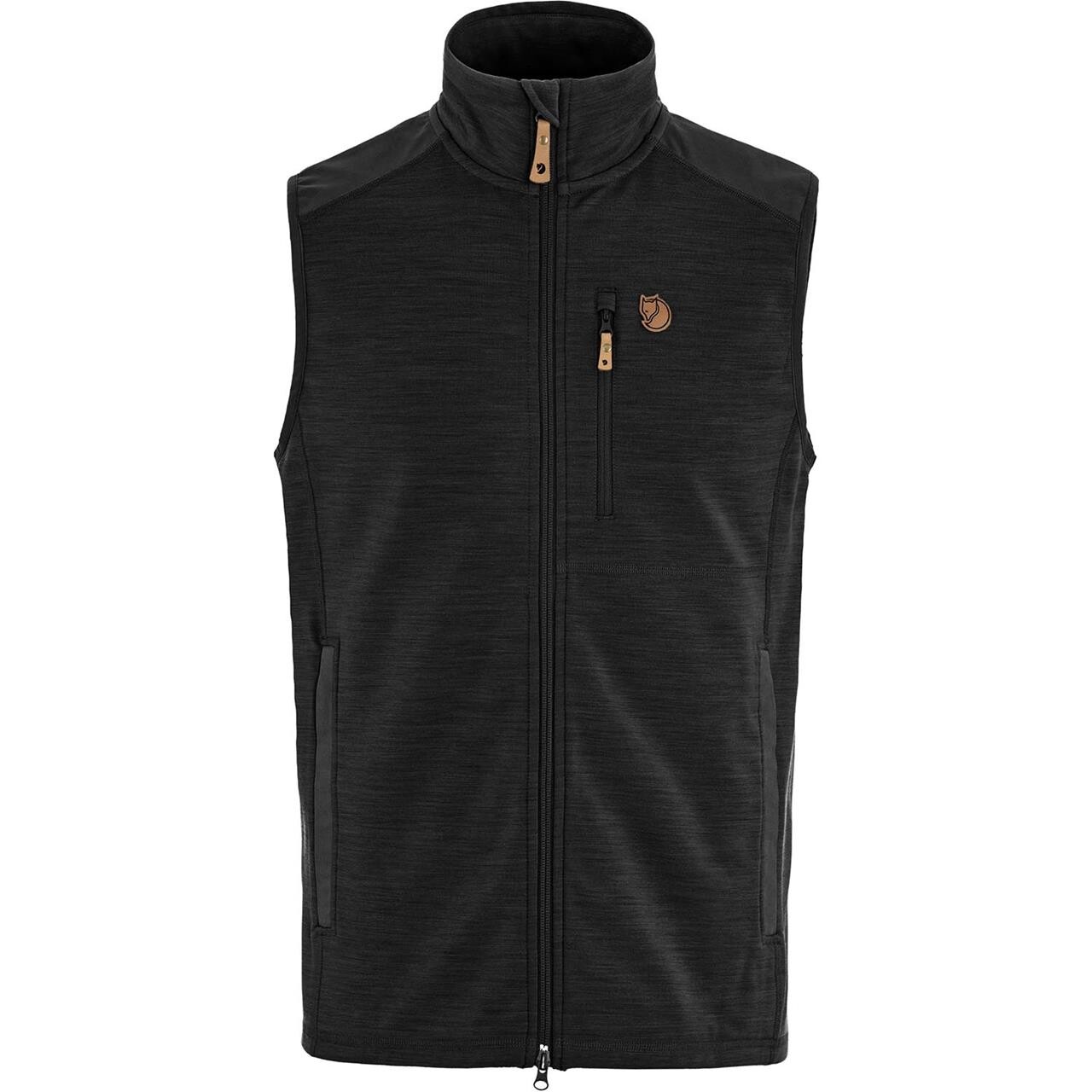 Fjällräven Mens Keb Fleece Vest (Sort (BLACK/550) X-small) Fjällräven Mens Keb Fleece Vest (Sort (BLACK/550) X-small)