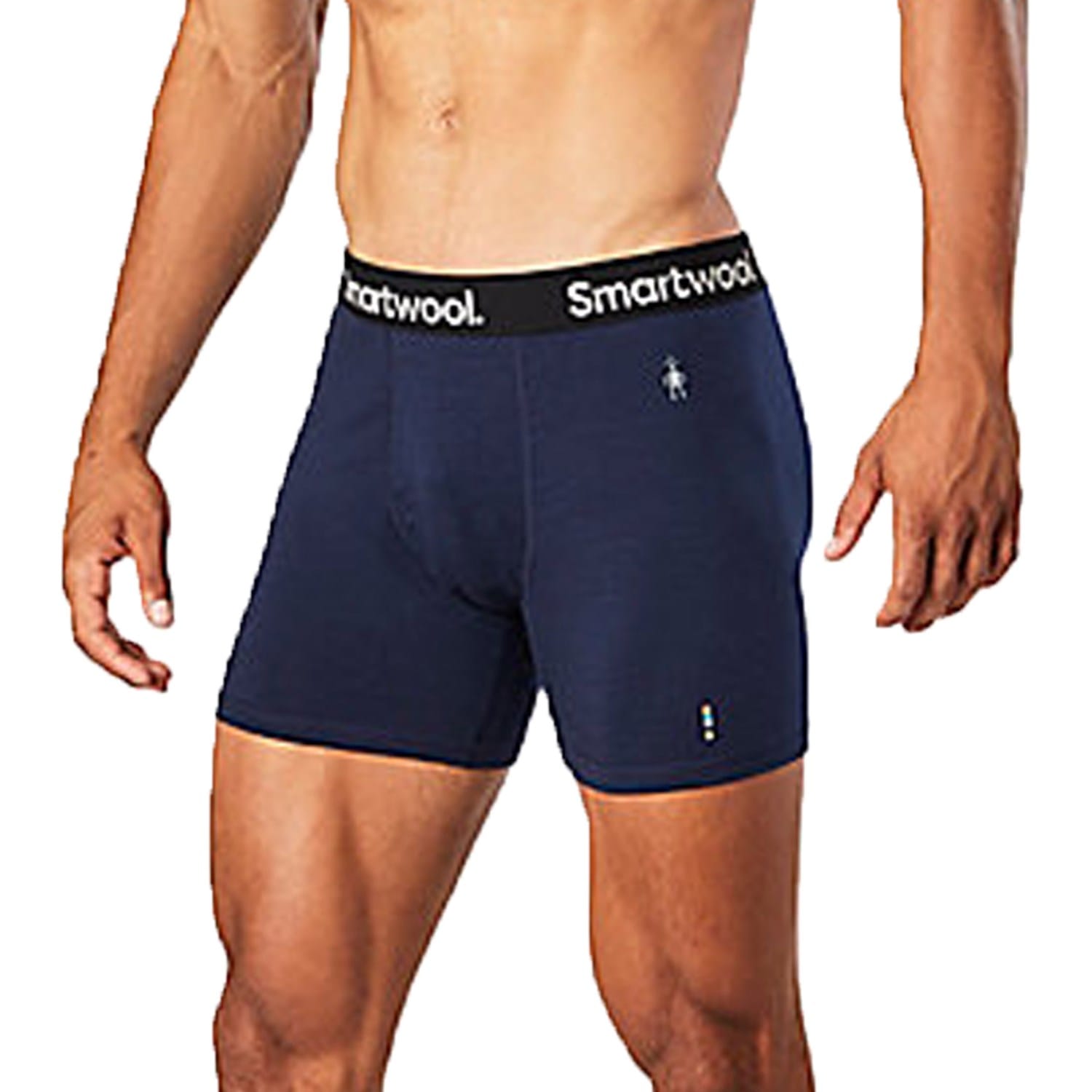 SmartWool Merino Boxer Brief Herre L Blå Underbukser SmartWool Merino Boxer Brief Herre L Blå Underbukser